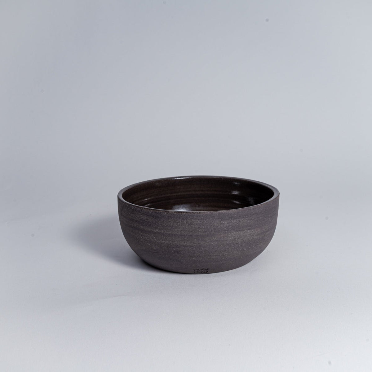 BōRU groß grau/schwarz | handgemachte Schüssel - Mura Mura Ceramics