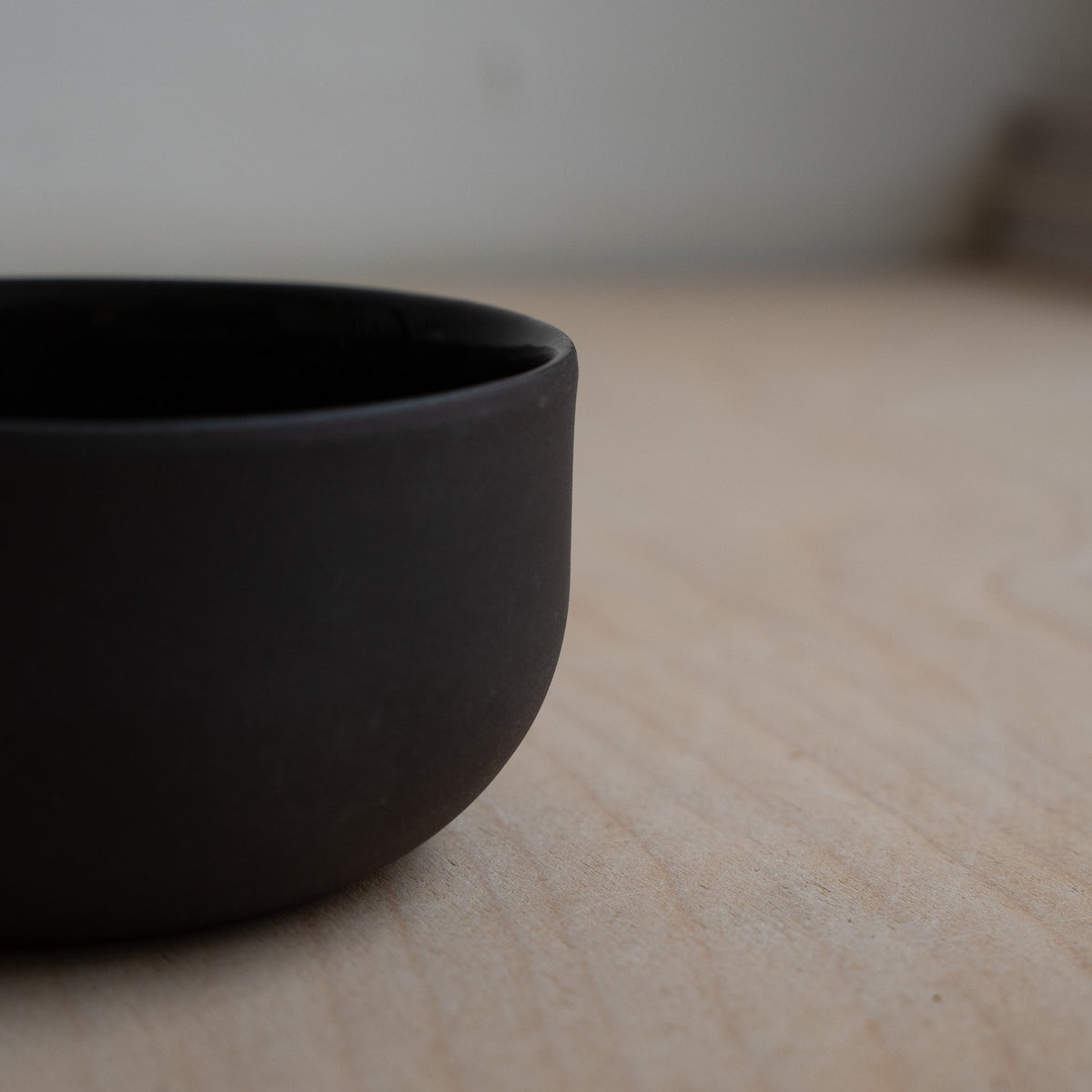KUMO Cappuccino Tasse grau/schwarz - Mura Mura Ceramics